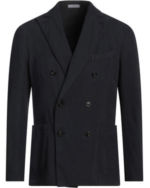 Boglioli Midnight Blazer Cotton, Linen - Blue