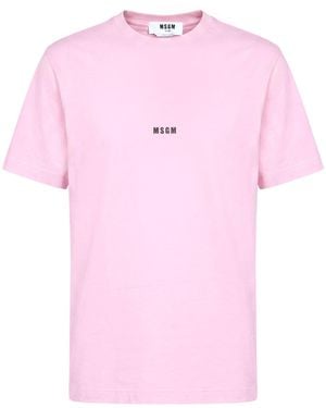 MSGM T-Shirts - Pink
