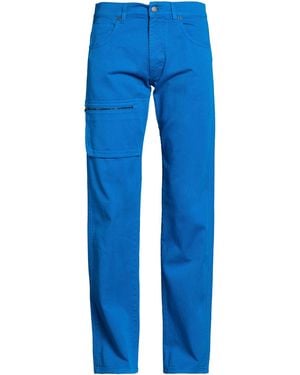 Moschino Couture Trousers Cotton - Blue