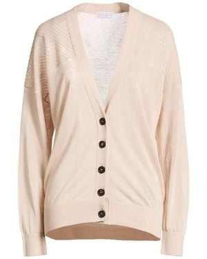 Brunello Cucinelli Cardigans - Natural
