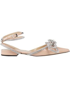 Mach & Mach Blush Ballet Flats Leather - Natural