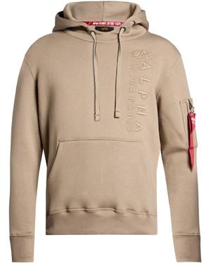 Alpha Industries Sweatshirts - Natural