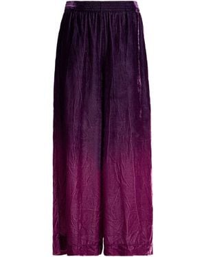 Manila Grace Pants Viscose, Polyamide - Purple