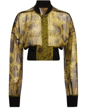 Rick Owens Jacket Silk - Green
