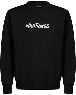 Wild Things Sweatshirt Cotton, Polyester, Polyurethane - Black