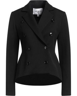 Alaïa Blazer Polyamide, Virgin Wool, Elastane - Black