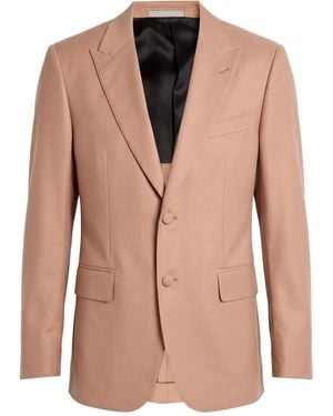 Caruso Camel Blazer Wool - Natural