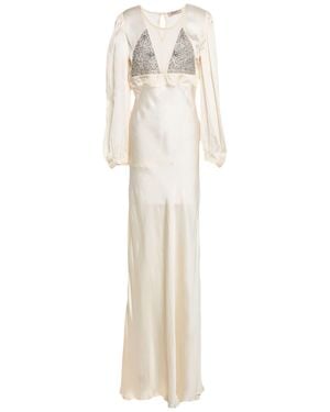 Twinset Maxi Dress Viscose - Natural