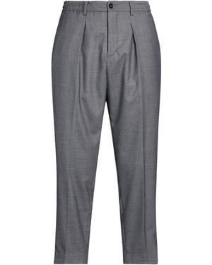 BE ABLE Pants Virgin Wool, Polyester, Elastane - Gray