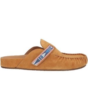 Xirena Tan House Slipper Leather - Brown