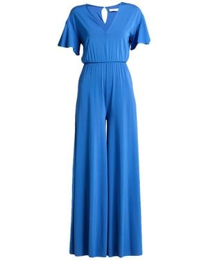 Kaos Jumpsuit Acetate, Polyamide, Elastane - Blue