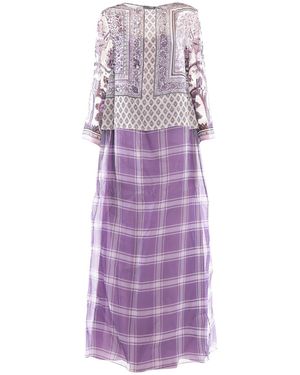 Alberta Ferretti Long Dress - Purple