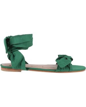 Red(V) Sandals - Green