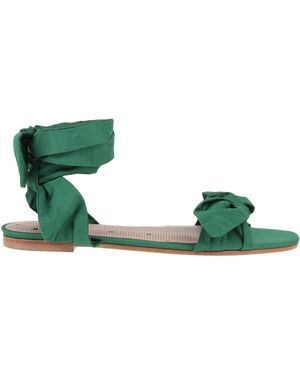 Red(V) Sandals - Green