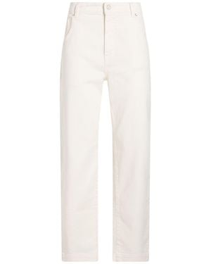 Kiton Jeans Cotton, Elastane - White
