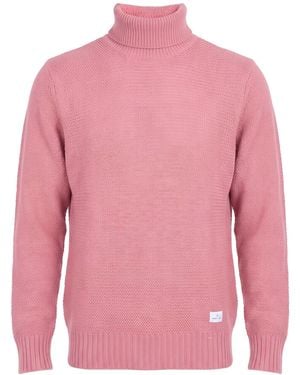 Manuel Ritz Rollkragenpullover - Pink