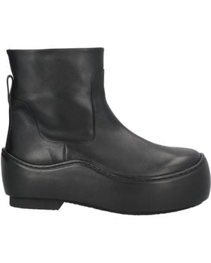 Jil Sander Ankle Boots Leather - Black