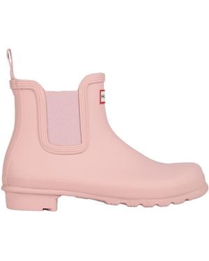 HUNTER Botines de caña alta - Rosa