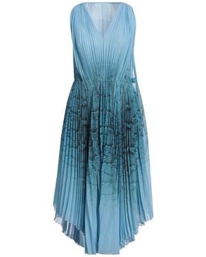Ermanno Scervino Midi Dress Polyester, Polyamide - Blue