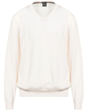 BOSS Pullover - Weiß