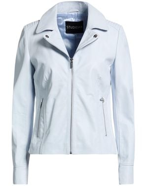 STUDIO AR Sky Jacket Sheepskin - Blue