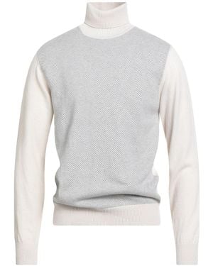 Luigi Borrelli Napoli Rollkragenpullover - Weiß