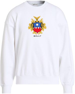 Bally Sweatshirt Organic Cotton, Elastane - White