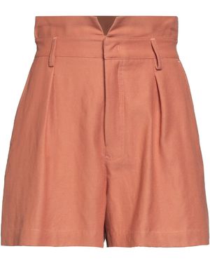 Attic And Barn Shorts & Bermuda Shorts Viscose, Polyester, Cotton - Orange