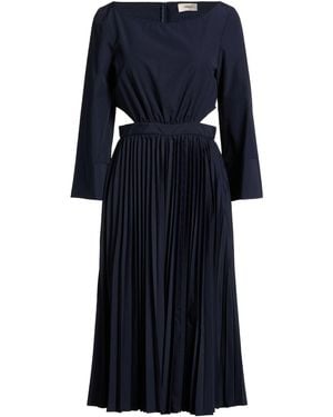 ViCOLO Midnight Midi Dress Polyester, Cotton - Blue