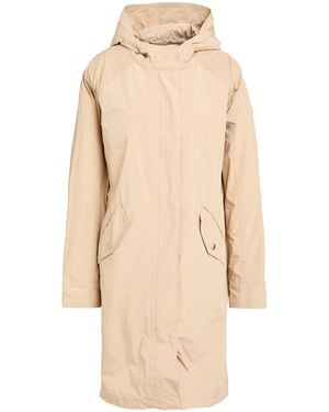Woolrich Long Summer Parka Overcoat & Trench Coat Polyester - Natural