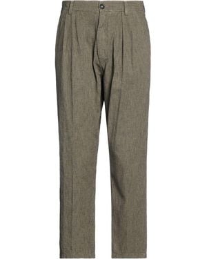 Massimo Alba Military Trousers Cotton, Linen, Elastane - Grey