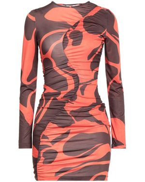 Suoli Mini Dress Polyester, Elastane - Red