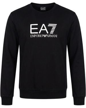 EA7 Tracksuit Cotton, Elastane - Black