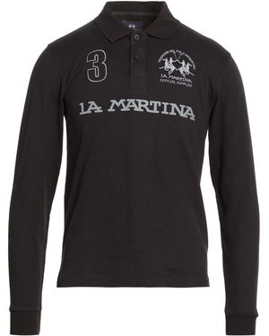 La Martina Polo Shirt Cotton - Black
