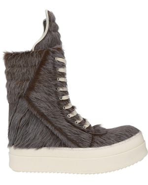 Rick Owens Ankle Boots Leather - Brown