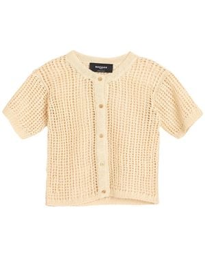 Rochas Top Linen, Polyurethane, Cotton, Polyester - Natural