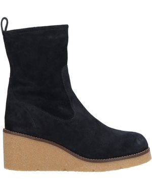 Unisa Midnight Ankle Boots Leather - Black