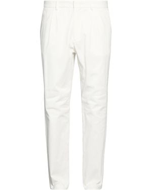 Eleventy Pants Cotton, Elastane - White