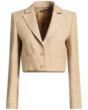 Alberta Ferretti Blazer Linen - Natural