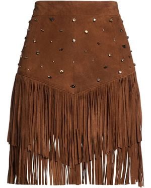 ViCOLO Mini Skirt Goat Skin - Brown