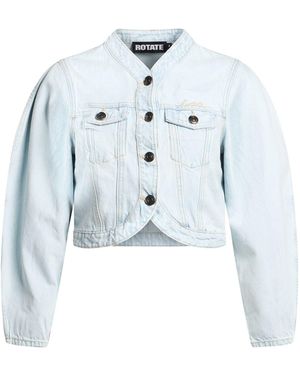 ROTATE BIRGER CHRISTENSEN Sky Denim Outerwear Organic Cotton - Blue