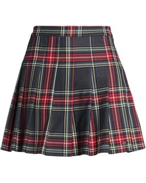 Maje Mini Skirt Wool, Polyester, Elastane - Red