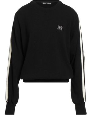 Palm Angels Sweater Acrylic, Merino Wool, Viscose, Polyamide - Black