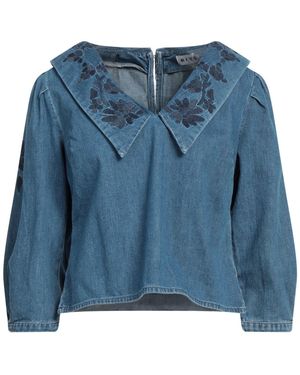 RIXO London Denim Shirt Cotton - Blue