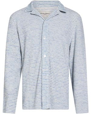 Officine Generale Cardigan Cotton, Polyester - Blue