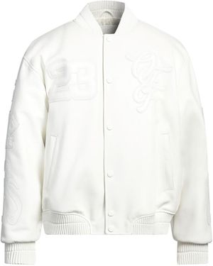 Off-White c/o Virgil Abloh Jacket Leather, Ovine Leather, Lambskin - White