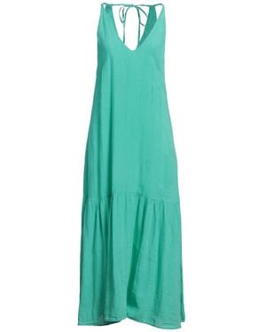 120% Lino Maxi Dress Linen, Cotton - Green