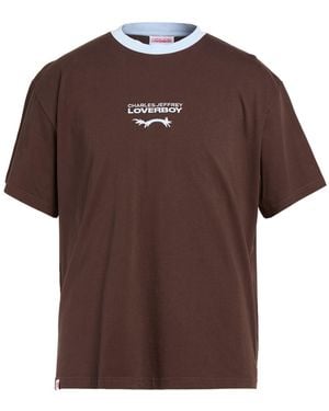 Charles Jeffrey T-Shirt Organic Cotton - Brown