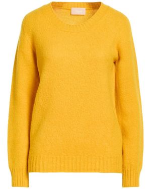 Drumohr Marigold Sweater Lambswool - Yellow