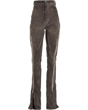 Rick Owens Jeans Cotton, Polyester, Rubber - Gray